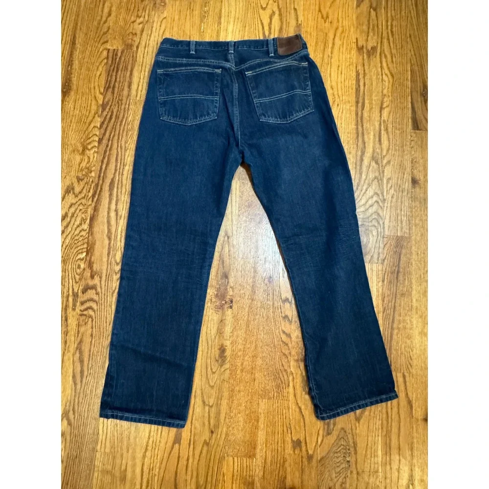 Polo Ralph Lauren Authentic Dungarees Mens Dark Wash Straight‎ Leg Jeans 36x32